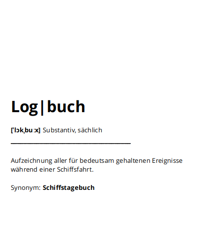 Definition_Logbuch