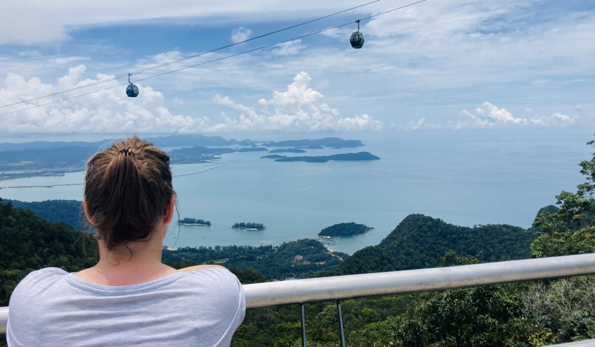 Blick von der Skybridge Richtung Norden