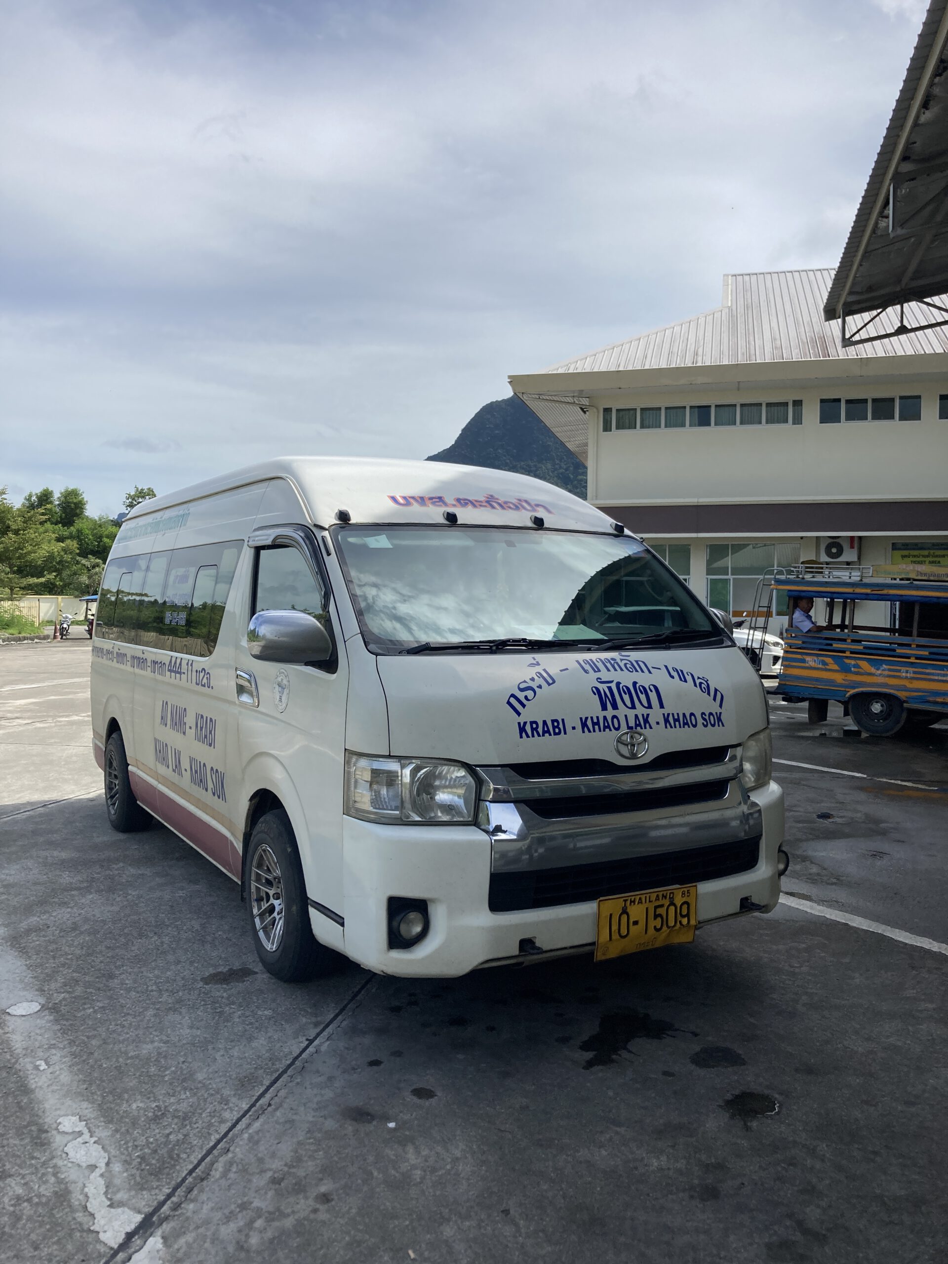 Minibus, der uns nach Krabi fuhr