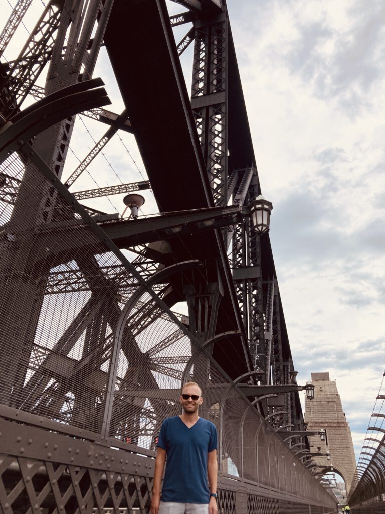 auf der Harbour Bridge