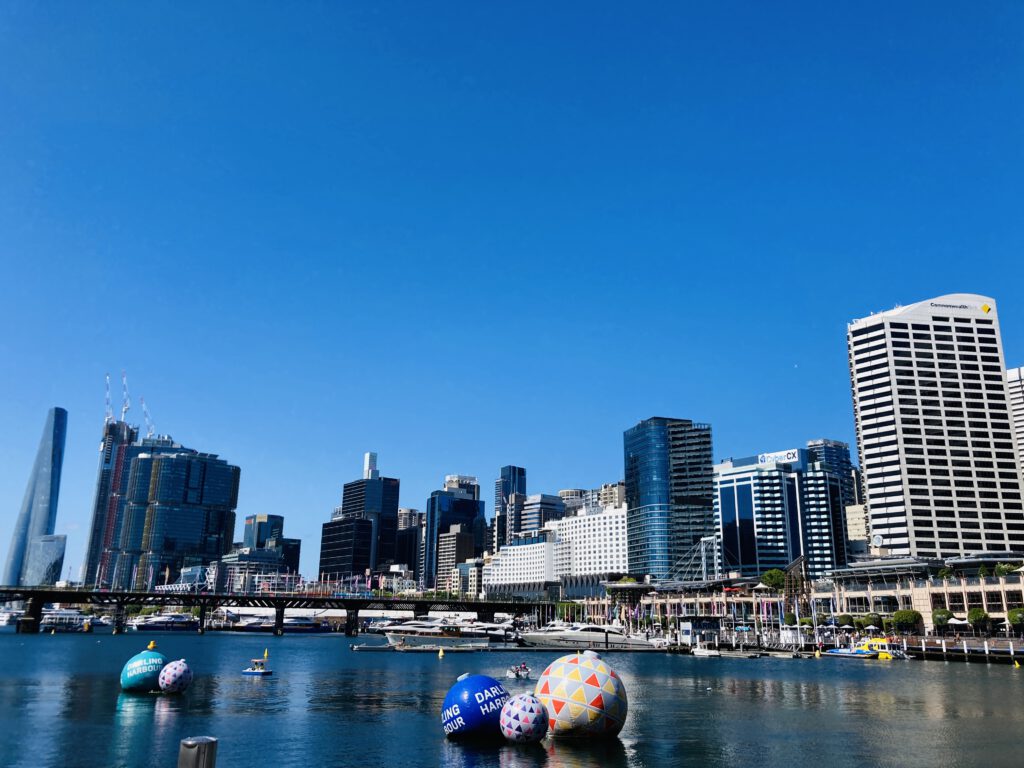 Skyline vom Darling Harbour