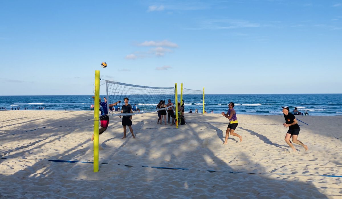 Volleyball am Strand