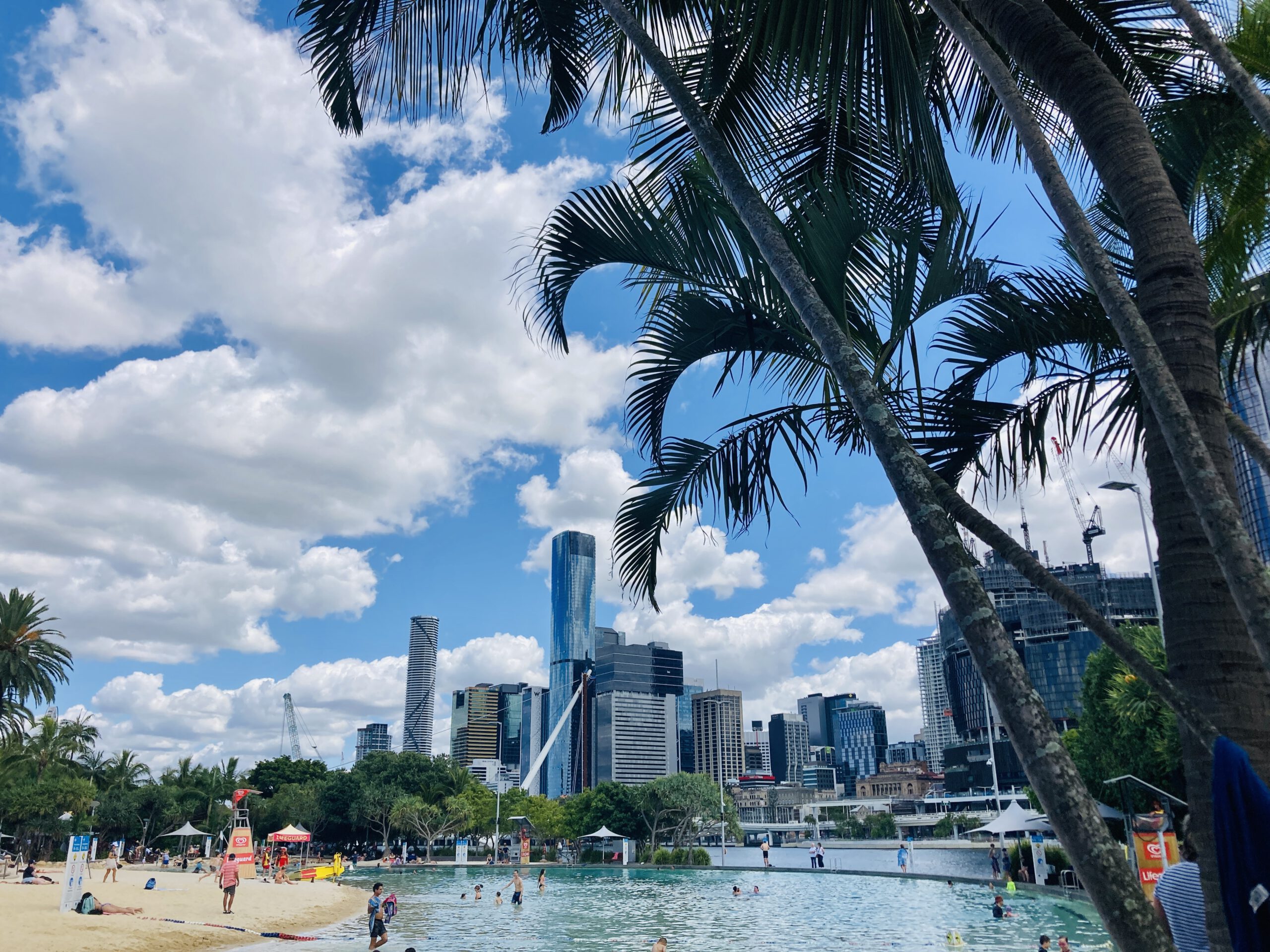 ein Strand im Herzen Brisbanes