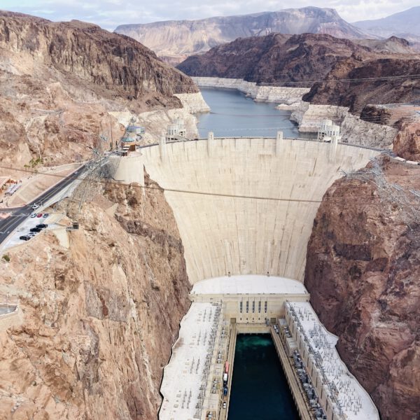 Hoover Dam - Blick von der Brücke